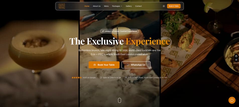 ESQ Cocktail Bar & Grill screenshot
